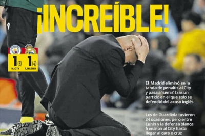 La prensa madrileña se rinde ante “el Rey” de la Champions League, pero en Barcelona lamentan la derrota de Guardiola