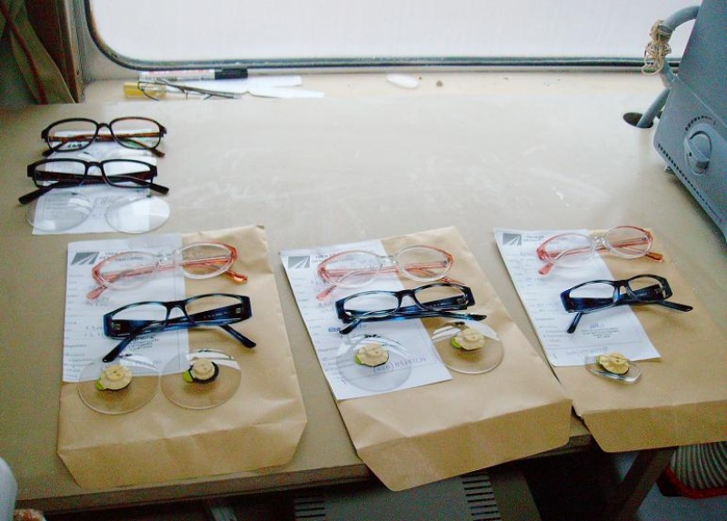 Se pueden retirar los lentes gestionados en el Tren Sanitario