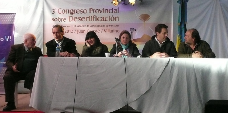 Trankels y concejales participaron del congreso de desertificación