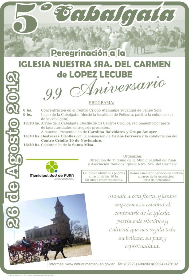 5ta Cabalgata en López Lecube festejando su 99 Aniversario