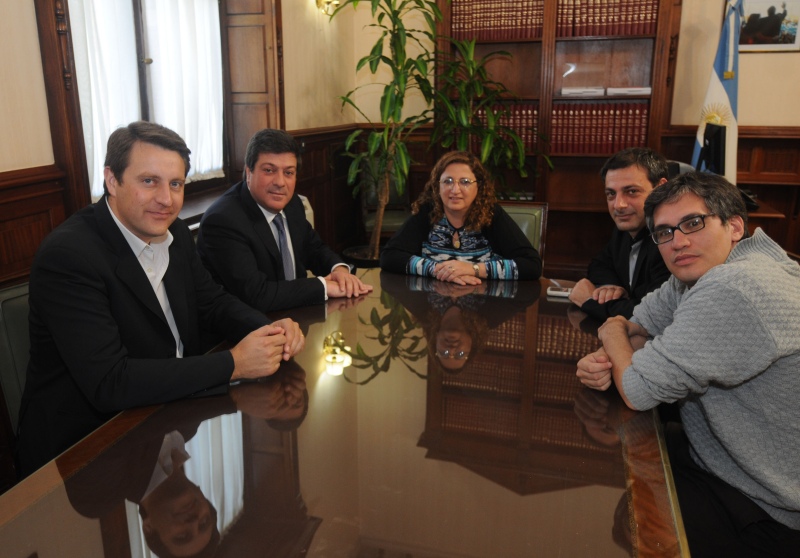 Trankels se reunió con el Vicegobernador Mariotto y el Ministro Arrieta