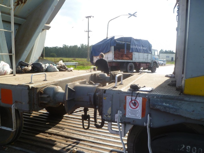 Bahìa Blanca - Ayer un camiòn colisionò con un tren, informe de Defensa Civil