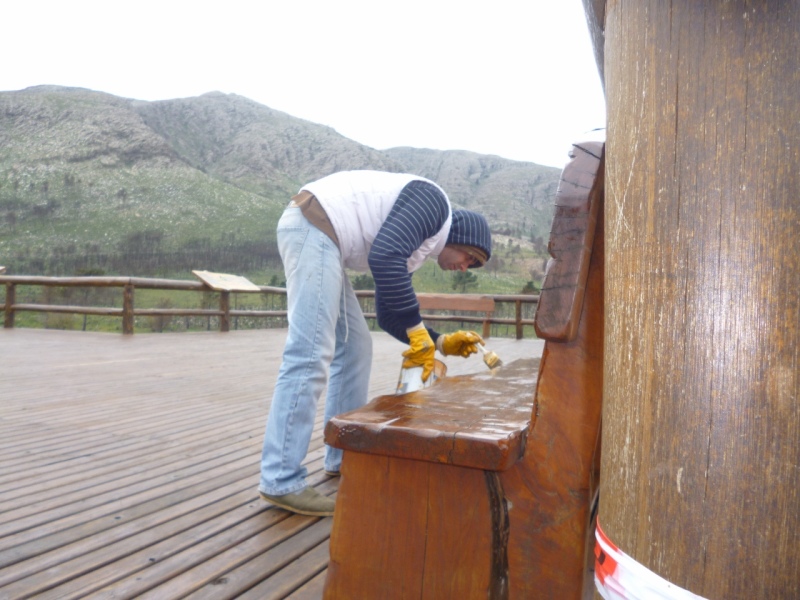 Cerro Ventana -  Trabajos de mejoras en el mirador de cara a las vacaciones de invierno