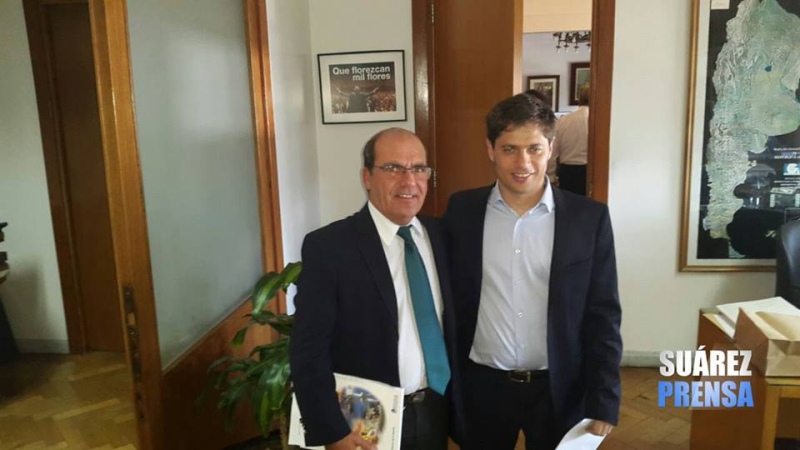 Coronel Suárez - Moccero se reunió con el ministro Julio De Vido por más obras para el distrito