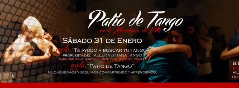 Villa Ventana - Llega un nuevo "Patio de Tango" este 31 de Enero