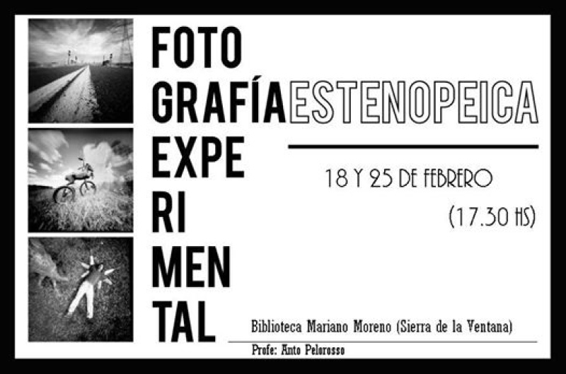 Sierra de la Ventana - Curso de fotografía experimental en la biblioteca "Mariano Moreno"