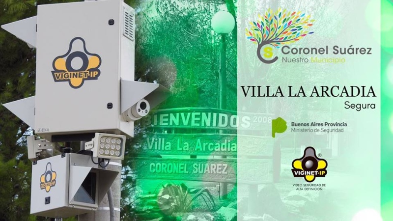 Villa La Arcadia - Se incorporaron 9 cámaras de seguridad