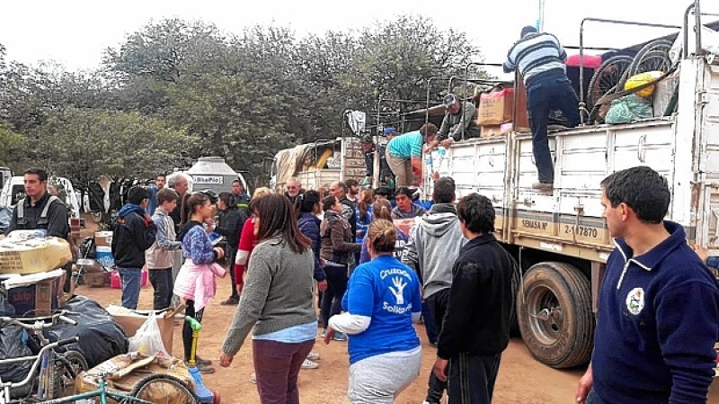 En una caravana viajarán 22 vehículos, para llevar ayuda al Chaco