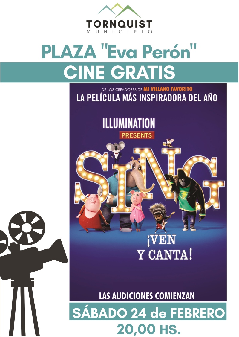 Sierra de la Ventana - Cine gratis al aire libre en la localidad