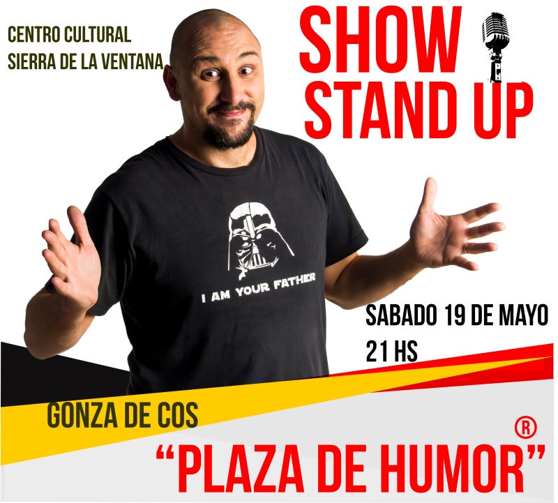 Sierra de la Ventana - “Plaza de Humor”, el show de stand up que llega al Centro Cultural