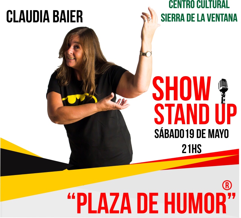 Sierra de la Ventana - “Plaza de Humor”, el show de stand up que llega al Centro Cultural