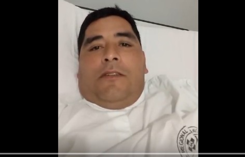 Raúl Chiuca será intervenido hoy, en el Hospital Español de Bahía Blanca