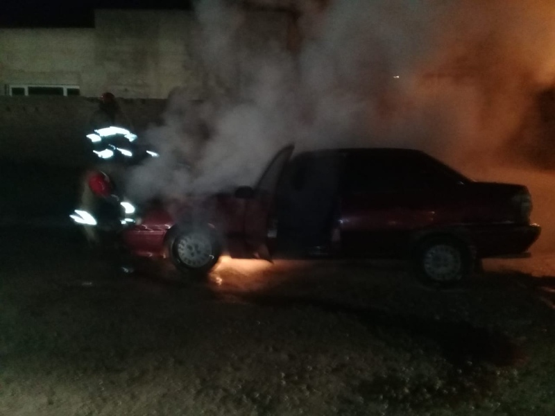 Saldungaray - Este domingo se incendió un automóvil particular