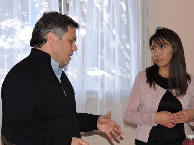 Tornquist - El Ministro de Desarrollo Social; Santiago López Medrano, visitó la ciudad