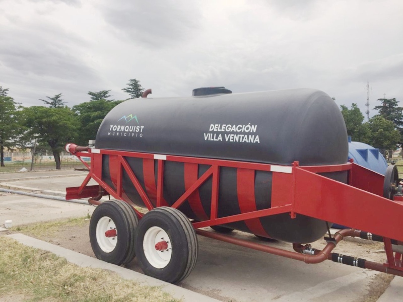 Villa Ventana - La localidad ya cuenta con un tanque regador