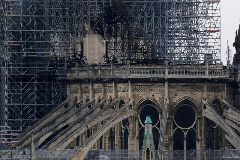 Notre Dame - Las primeras imágenes del interior de la catedral
