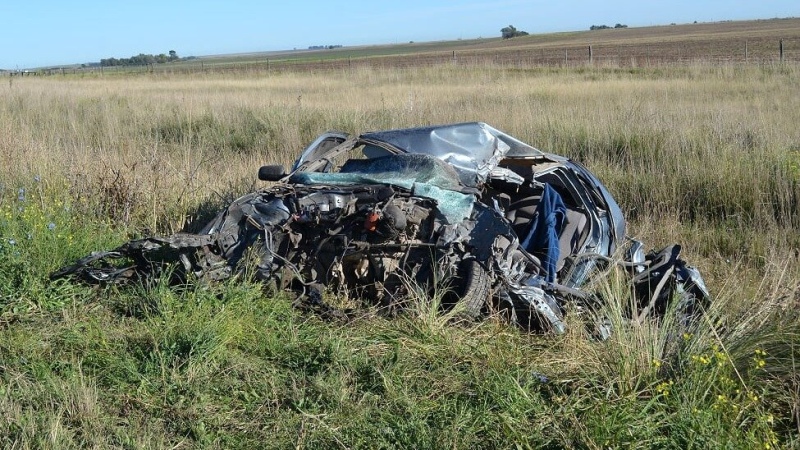 Ruta 67 - Un joven de Pigué perdió la vida en trágico accidente