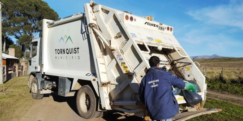 Servicio de recolección de basura en el Distrito