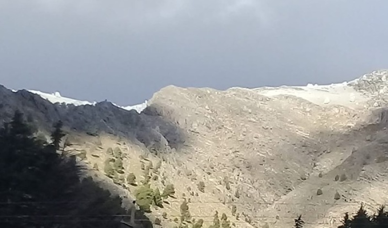 Tornquist - Las imágenes de la nieve ya se pueden apreciar en las sierras