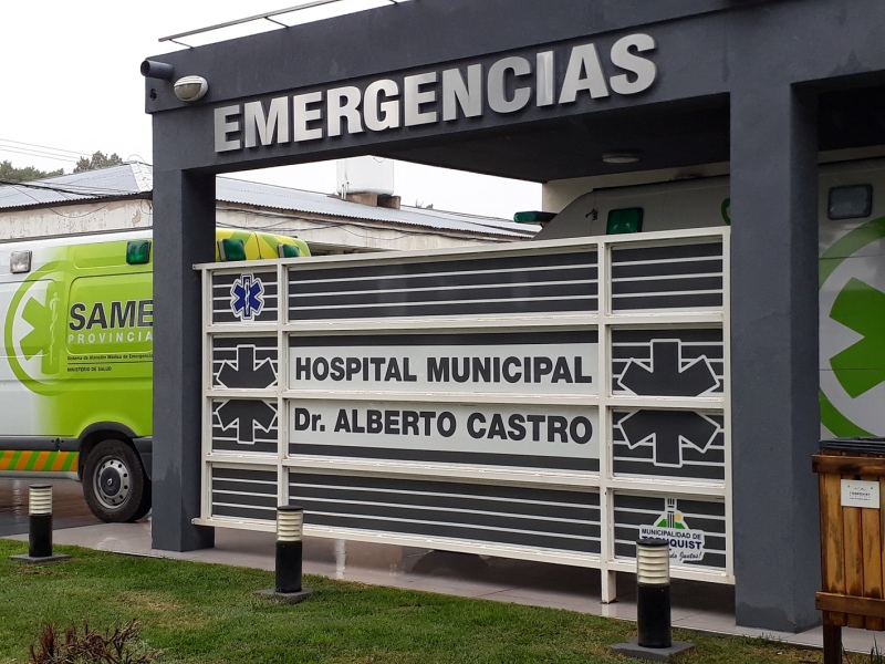 Agradecimiento al personal del Hospital "Dr.Alberto Castro"