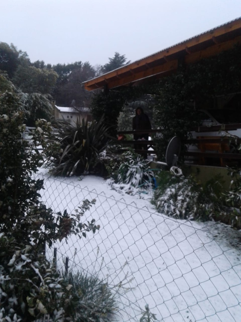 Villa Ventana – La nieve se instaló en la villa turística
