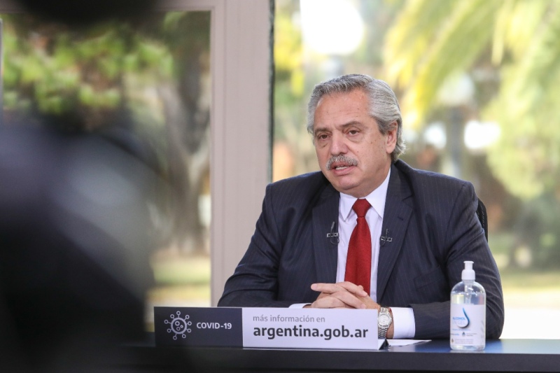 Alberto Fernández: "A la Argentina le fue mejor con el coronavirus que con el gobierno de Macri"