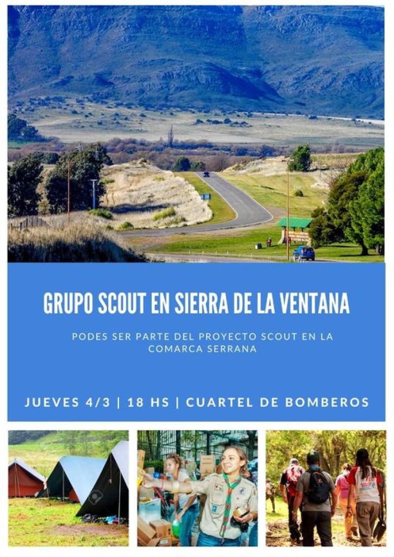 Sierra de la Ventana - Reunión informativa para la creación de la Agrupación de Scouts