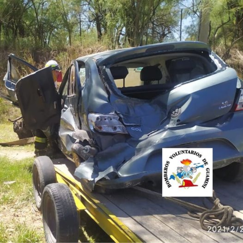 Guaminí – Parte de prensa policial por el accidente con dos fallecidos