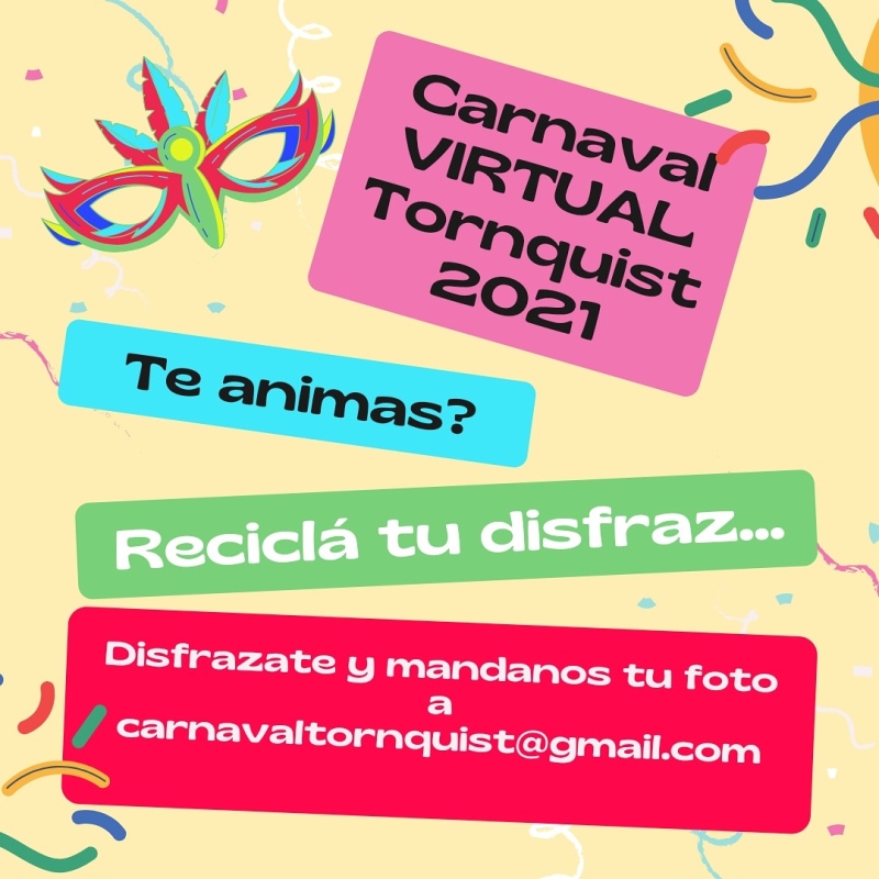 Tornquist - Por la pandemia, los Corsos de Carnaval serán virtuales