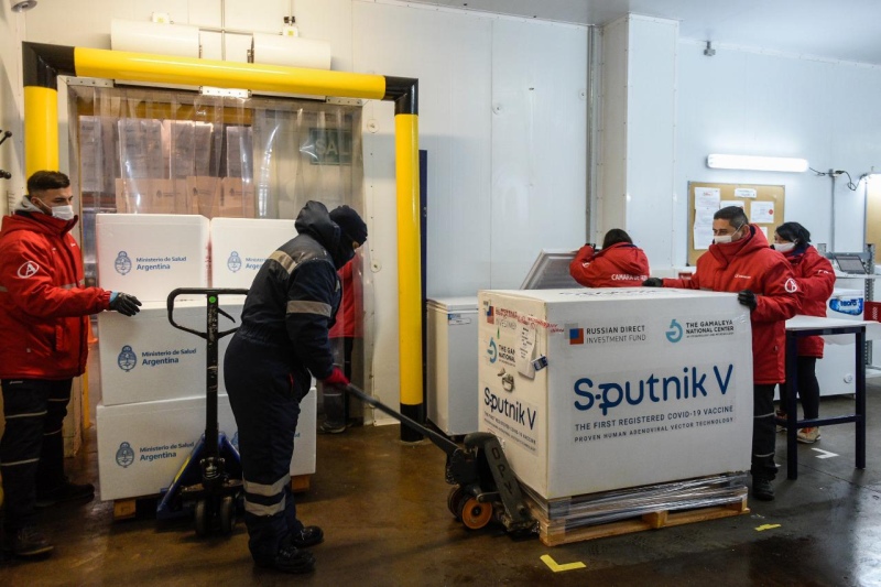 Comienza hoy la distribución de 650.400 dosis del componente 1 de la Sputnik V en todas las provincias