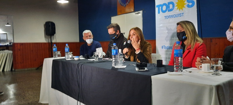 Tornquist - Victoria Tolosa Paz fue recibida esta tarde en el Automoto Club Deportivo
