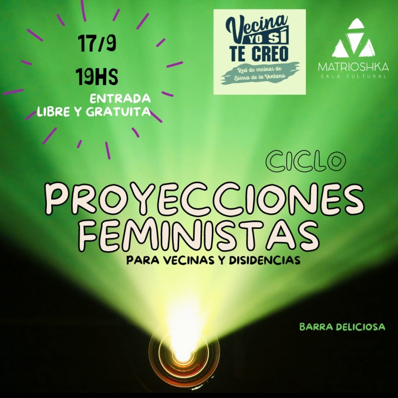 Sierra de la Ventana - 1er Ciclo de Proyecciones Feministas