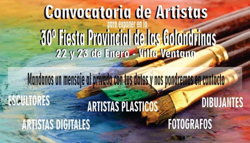 Villa Ventana - Convocatoria para la 30 edición de la "Fiesta Provincial de Las Golondrinas"