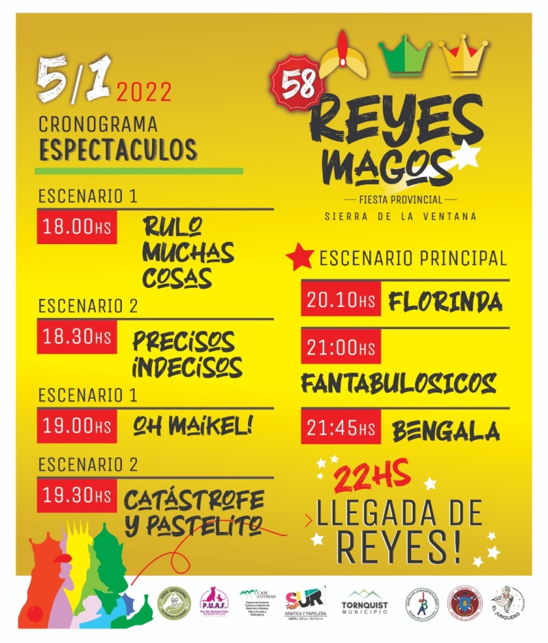 Sierra de la Ventana - Llega la 58° edición de la Fiesta Provincial de Reyes Magos!