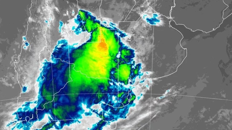 El Servicio Meteorológico emitió una alerta por posibles tormentas fuertes en la región