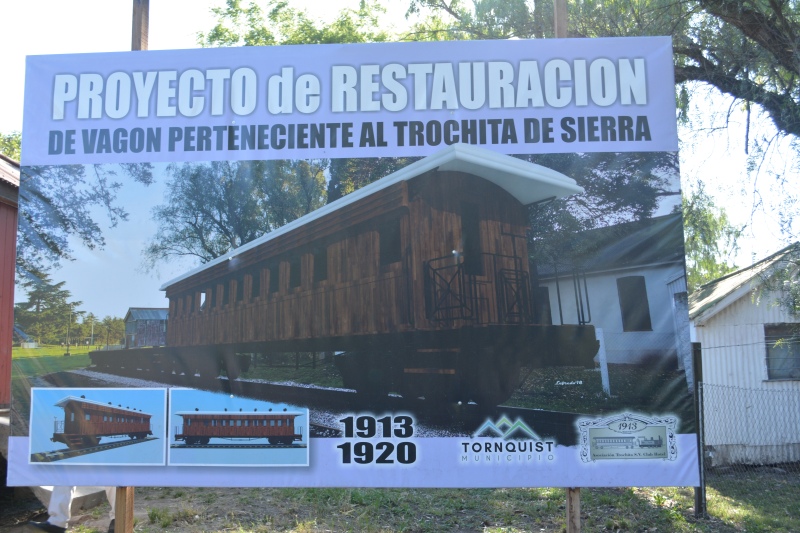 Sierra de la Ventana - El proyecto de la "Trochita" sigue avanzando a paso firme