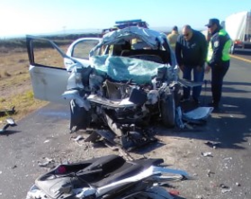 Ruta 51 - Accidente vehicular a la altura del km 678