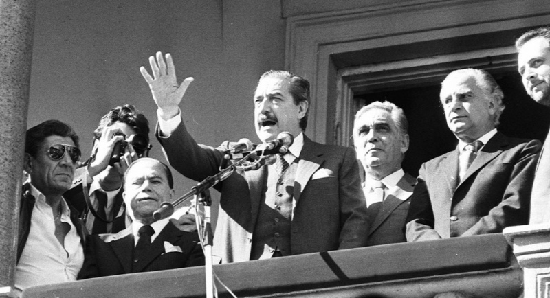 Políticos recordaron los 39 años del triunfo de Alfonsín y el retorno a la democracia