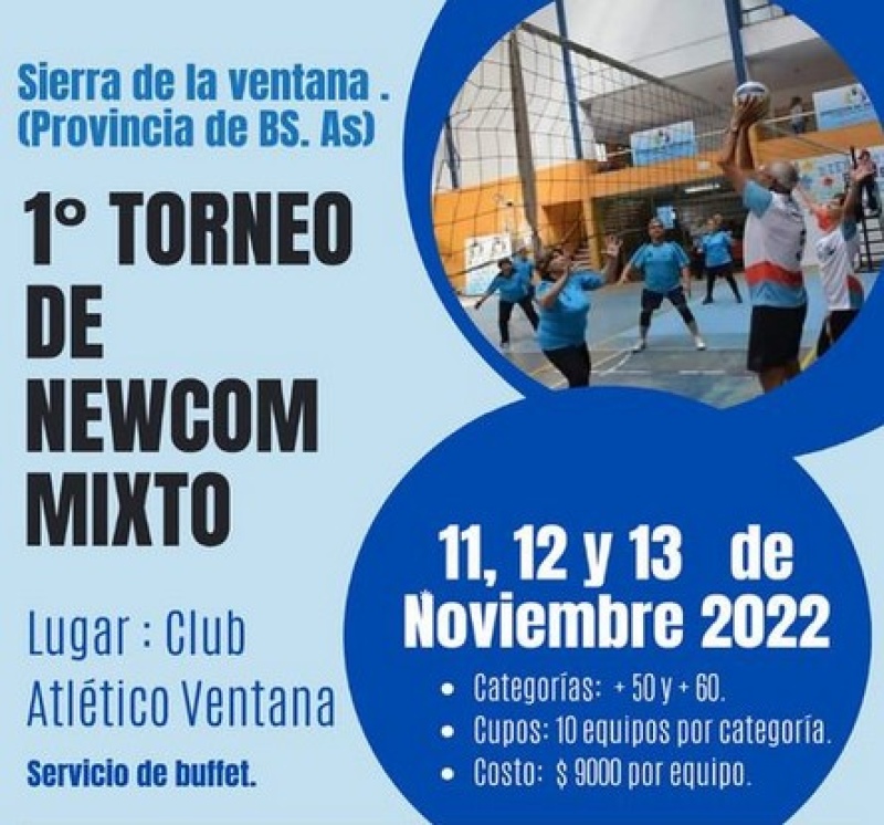 Sierra de la Ventana - Este fin de semana, llega el primer Torneo Mixto regional de Newcom