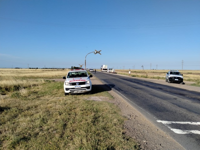 Ruta 51 - Esta mañana hubo un accidente vehicular a la altura del km 720