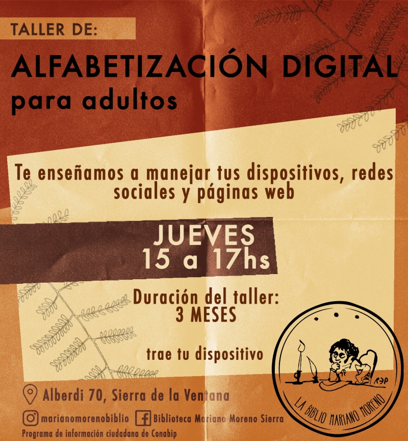 Sierra de la Ventana - Curso de Alfabetización Digital para Adultos